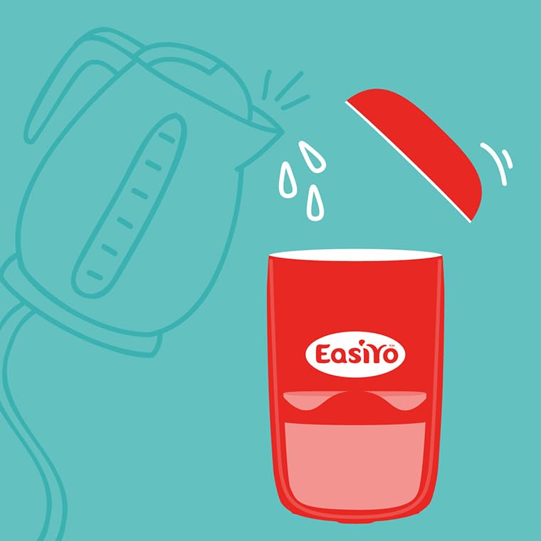 EasiYo Red Yogurt Maker 1KG with Jar & Instructions | Yoghurt Maker - Medaid International