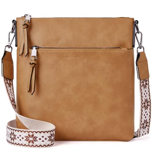 Roulens - Vegan Soft Leather Crossbody Bag with Adjustable Strap & Stylish Design