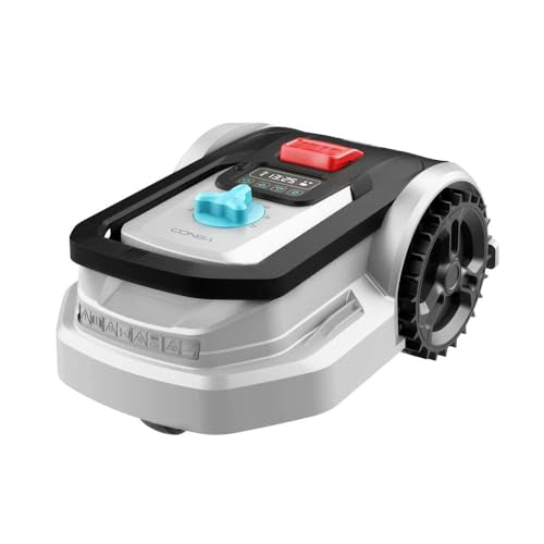 Cecotec - Conga Grasshopper 300 Robotic Lawnmower, Brushless Motor, 300 m², Rain Sensor