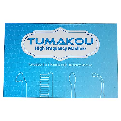 High Frequency Facial Machine - TUMAKOU Portable Handheld High Frequency Facial Skin Wand Machine with 4 Different Tubes - Medaid International