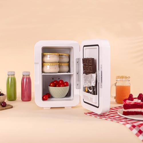 Cecotec - Mini Fridge 10L with 12V-220V Compatibility, Cooling & Heating Function