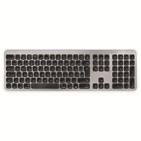 Logilink - Bluetooth Multi-Device Keyboard, Pairs 3 Devices, Minimalist Design