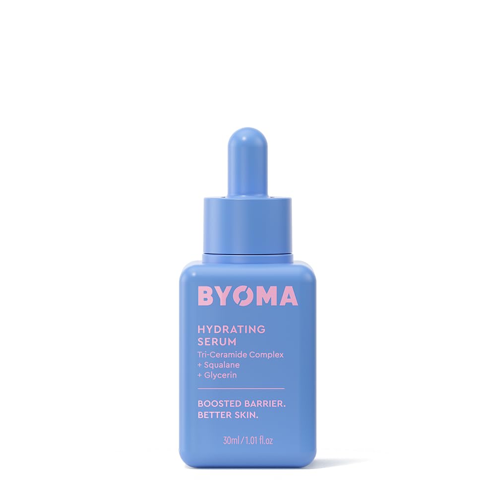 BYOMA Hydrating Serum - Moisturizing Facial Serum with Squalane, Glycerin & Ceramides - Hydrating for Glowing, Dewy Skin - 1.01 fl. oz - Medaid International