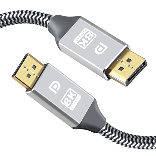 Deoway - 8K DisplayPort Cable 1M, 240Hz, HDR Supported, High Speed DP Cable