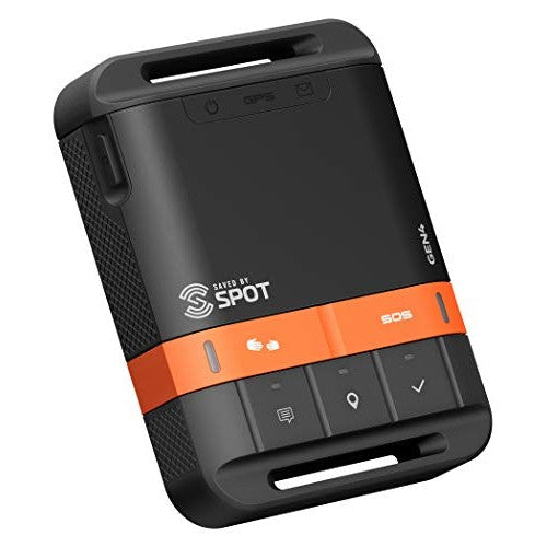 Spot Gen 4 Satellite GPS Messenger | Handheld Portable GPS Messenger for Hiking, Camping, Outdoor Activities | Globalstar Satellite Network Coverage | Subscription Applicable - Medaid International