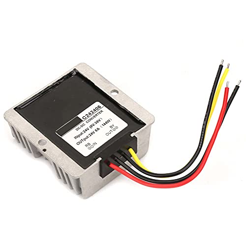 Yuecoom - 9-36V to 24V Car Voltage Stabilizer, 6A Boost/Buck Converter Module