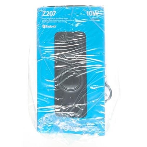 Logitech Z207 - Altifalantes - para PC - Canal 2.0 - sem fios - Bluetooth - 5 Watt (Total) - Preto - Medaid International