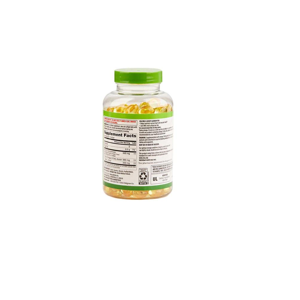 Finest Nutrition Half-the-Size Fish Oil 1200 mg, Softgels, 200 ea - Medaid International