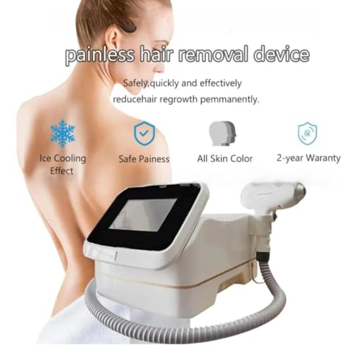 Portable Home Hair Removal Device, Compact Body for Full Body Care, Painless and Long Lasting Hair Regrowth Prevention Tool - Medaid International