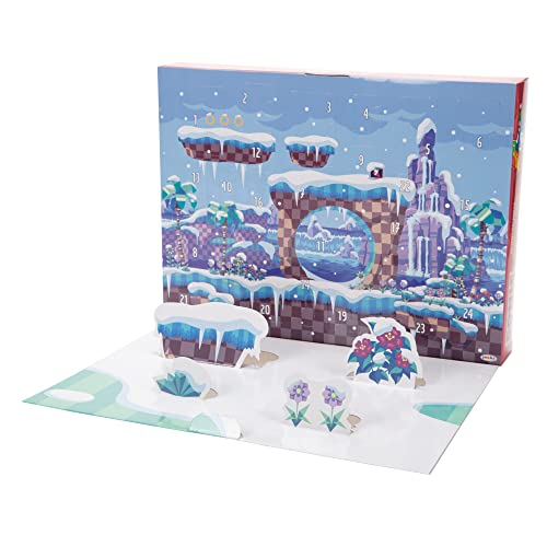 Sonic The Hedgehog Advent Calendar 2025 - 24 Surprises with Exclusive Collectible 2.5 Inch Holiday Action Figures! - Medaid International