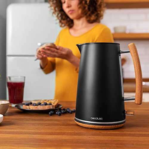 Cecotec - ThermoSense 400 Kettle 1.7L, 3000W, BPA Free, 360° Base