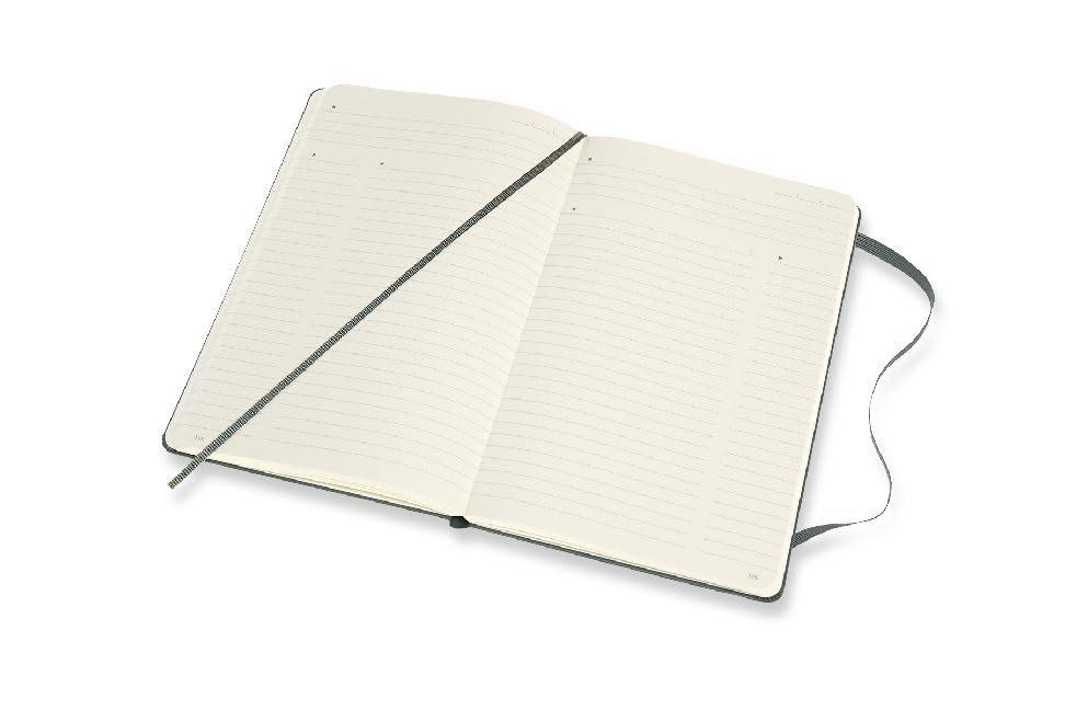 Moleskine Professional Notebook, Large, Forest Green, Hard Cover (5 x 8.25) - Medaid International