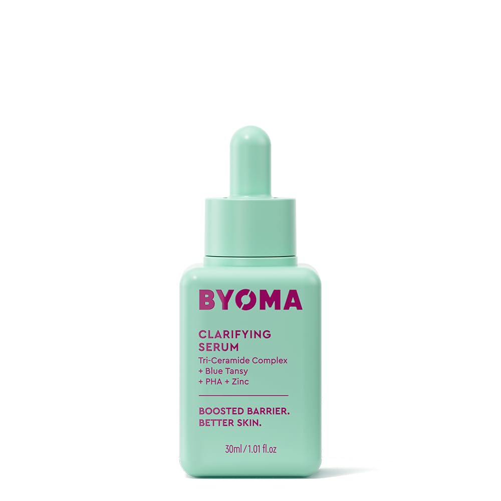 BYOMA Clarifying Serum - Barrier Repair Serum - Clarifying Facial Serum for Acne Prone Skin - Calming Face Serum with Ceramides, Blue Tansy, PHA & Zinc - Balanced & Healthy Skin - 1.01 fl. oz - Medaid International