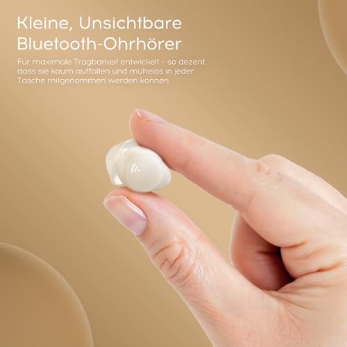 Sunvito - Mini Invisible Bluetooth 5.3 Sleep Earplugs for Side Sleepers