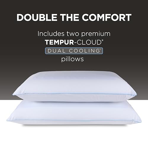Tempur-Pedic TEMPUR-Cloud Dual Cooling Pillow,, White - Medaid International