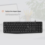 Meetion MT-K200 Economical Universal Waterproof 104 Keys USB Wired Office Keyboard
