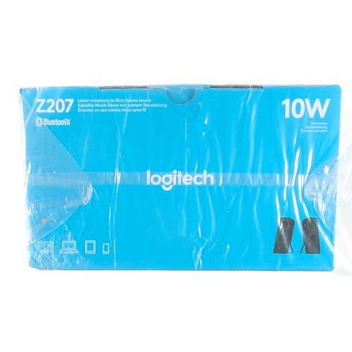 Logitech Z207 - Altifalantes - para PC - Canal 2.0 - sem fios - Bluetooth - 5 Watt (Total) - Preto - Medaid International