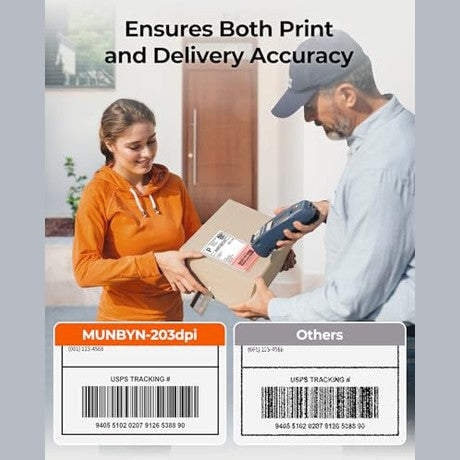 MUNBYN - Bluetooth Thermal Shipping Label Printer 4x6 for Etsy, eBay, Windows