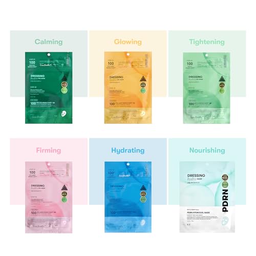 VT COSMETICS Collagen Reedle Shot 100 2-Step Hydrogel Mask(34.5gx4ea), Intensive Firming, Exosome 500Da Collagen, Fine Lines, Overnight Melting Mask, Korean Facial Mask, Pink Collagen - Medaid International