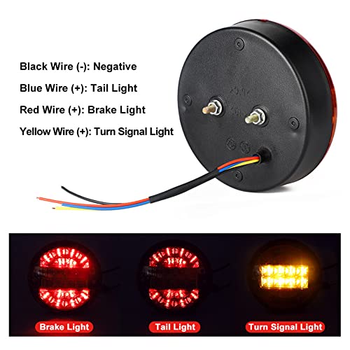 Aivyna - Bright LED Rear Tail Light for Trucks, 12V/24V, Energy Efficient