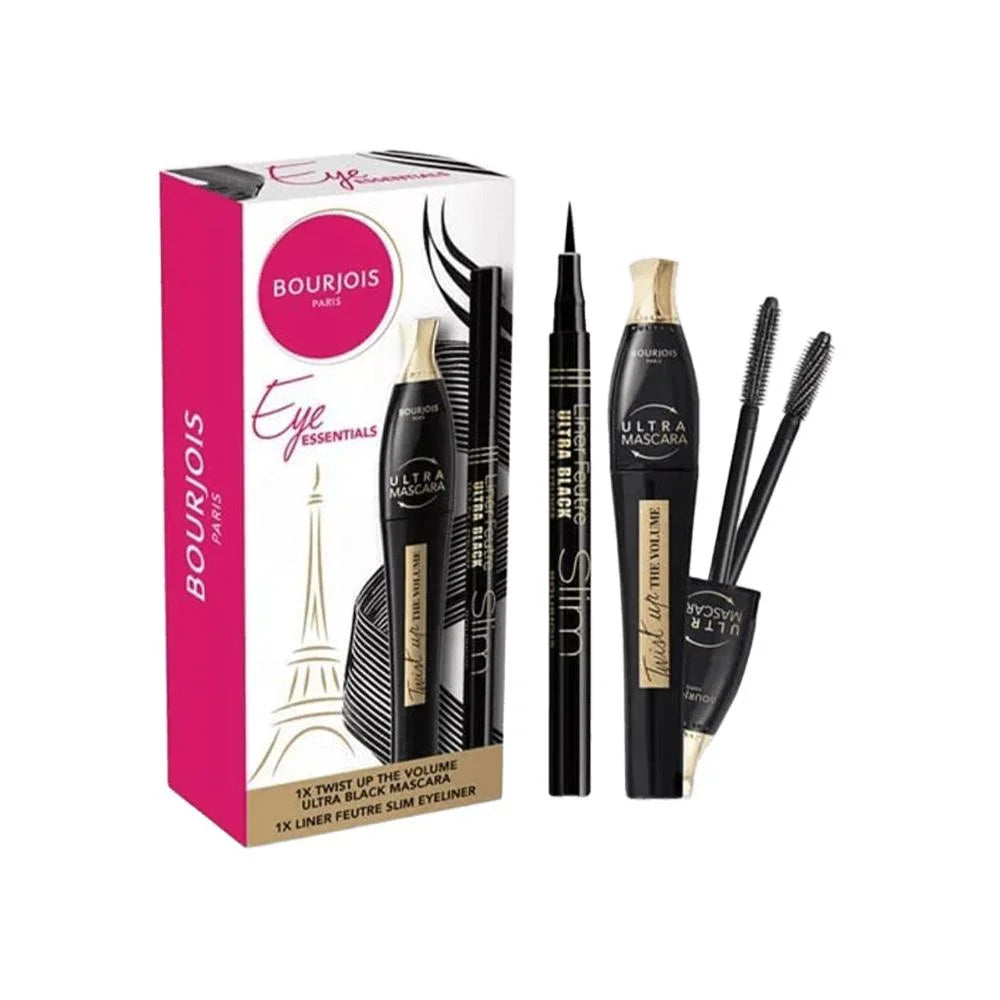 Bourjois Eye Essentials Ultra Black Eyeliner Slim & Ultra Mascara