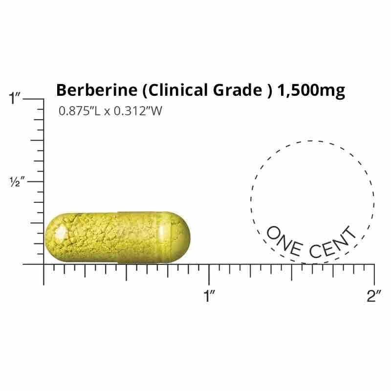 DOCTORS' PREFERRED Berberine Clinical Grade Supplement - Doctor Formulated | 1500 mg per Daily Serving | 90 Count - Medaid International