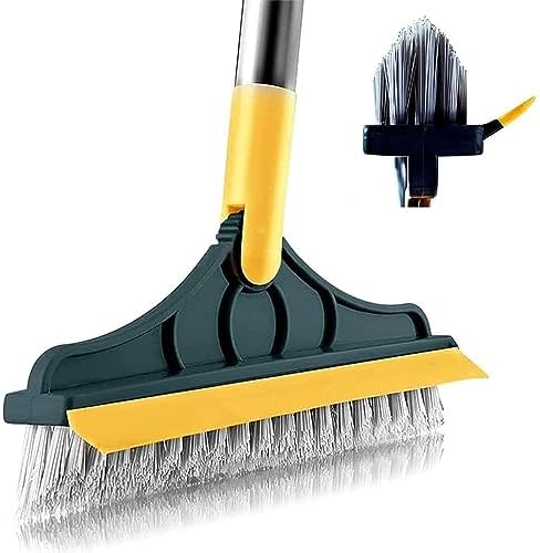 Rotatable Floor Cleaning Scrub Brush 2in1 فرشاة تنظيف أرضية دوارة 2 في 1