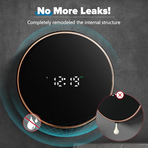Monstake - Touchless Wall-Mounted Foam Soap Dispenser, Rechargeable & Modern Design