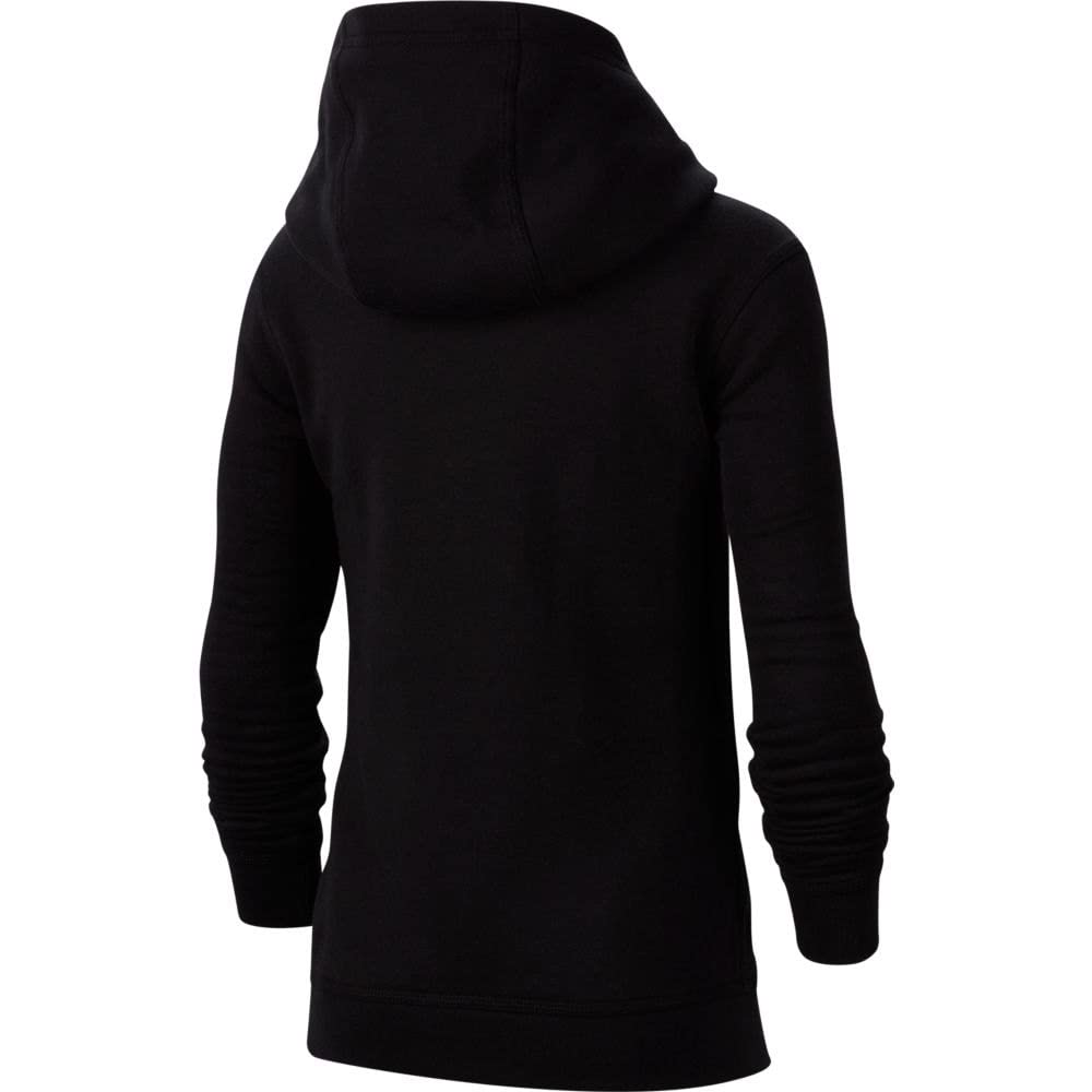Nike Boy's Sportswear Club+ Hbr Pullover Hoodie, Black/(Light Smoke Grey), Large - Medaid International