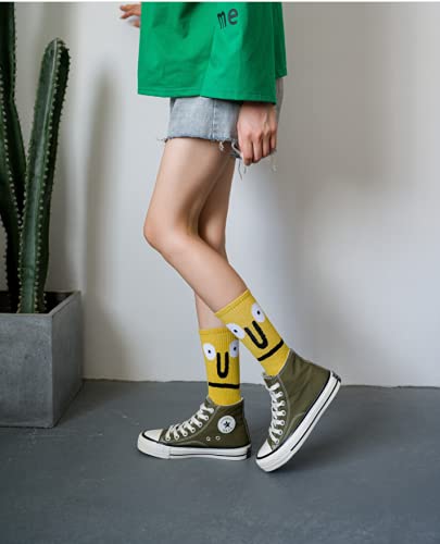 MORSNE Funny socks Novelty Cute Cool Colorful Cotton socks for Women and Men Cozy Gifts,10 pairs set - Medaid International