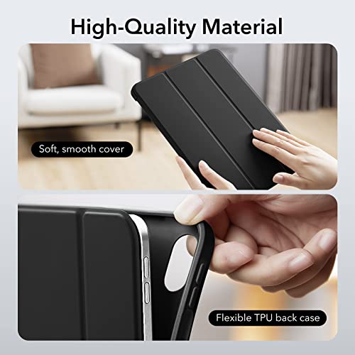 Esr - Rebound Series Case for iPad Pro 12.9, Pencil Holder, Slim Design, Black