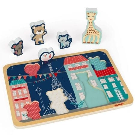 Janod - Sophie La Girrafe - Chunky Puzzle