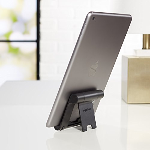 Amazon Basics Multi-Angle Portable Stand for iPad Tablet, E-reader and Phone - Black - Medaid International