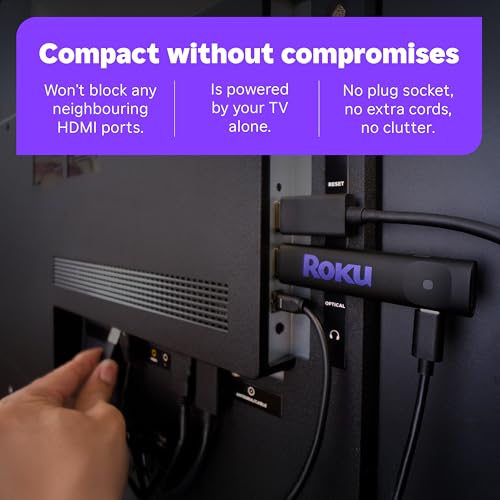Roku® Streaming Stick™ 2025 – HD Roku Streaming Device for TV with Voice Remote – Free and Live TV - Medaid International