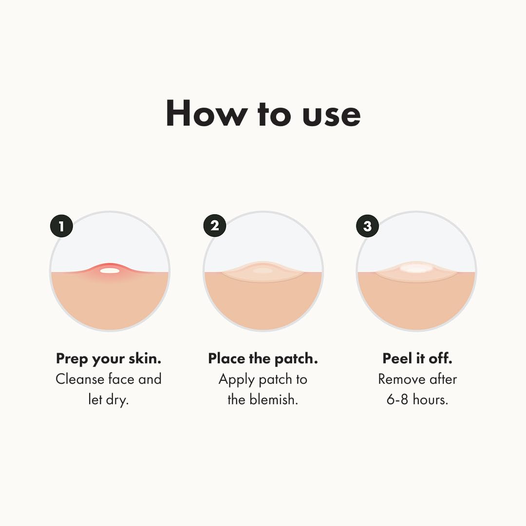 Mighty Patch™ Original patch from Hero Cosmetics – The #1 Hydrocolloid Acne Pimple Patch for Shrinking Zits and Whiteheads in 1 use; Nighttime Spot Stickers for Face and Skin (36 Count) - Medaid International