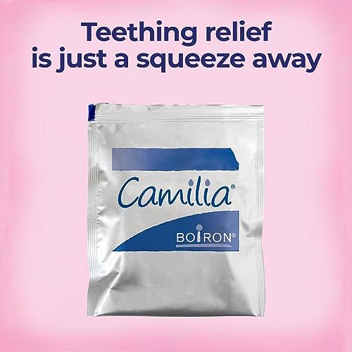 Boiron Camilia Teething Drops for Daytime and Nighttime Relief of Painful or Swollen Gums and Irritability in Babies - 30 Count|B005KG7U16