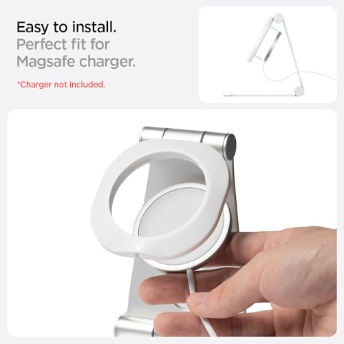 Spigen - Adjustable Aluminum MagSafe Charger Stand for iPhone & AirPods