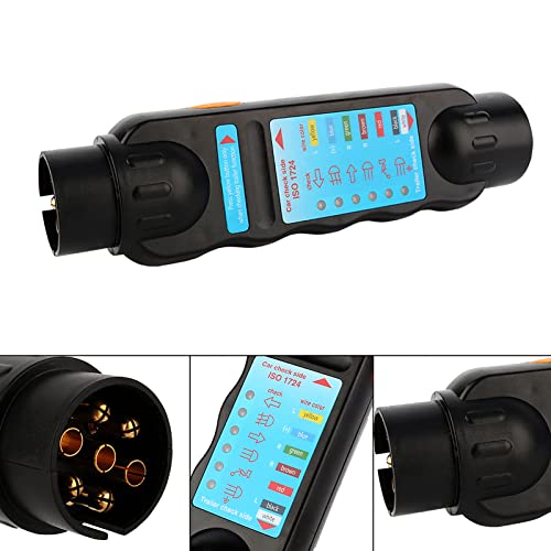 Estink - 7Pin 12V Car Towing Trailer Plug Tester, Easy Connection & Diagnostics