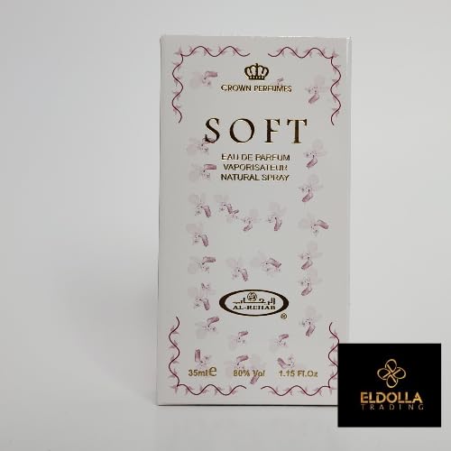Al Rehab Soft Arabian Perfumes for Women - Eau de Parfum for Women Spray 35ml- Experience a Captivating & Long Lasting Perfume - Indulge in an Unforgettable Womens Perfume, Crafted for Elegance. - Medaid International