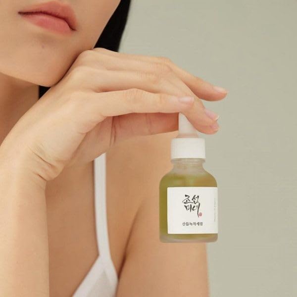 Beauty of Joseon Calming Serum Green Tea Panthenol Soothing, Moisturizing Sensitive, Acne-Prone, UV Irritated Skin, Daily Korean Skin Care for Men and Women, 30ml 1 fl.oz - Medaid International