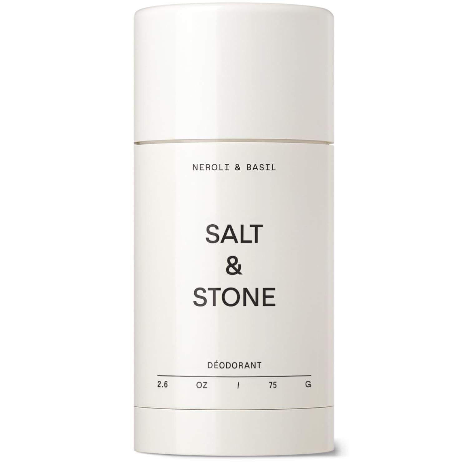 SALT & STONE Aluminum Free Deodorant | Extra Strength 48 Hour Protection for Women & Men | Made with Seaweed Extracts, Shea Butter & Prebiotics (Neroli & Basil) - Medaid International