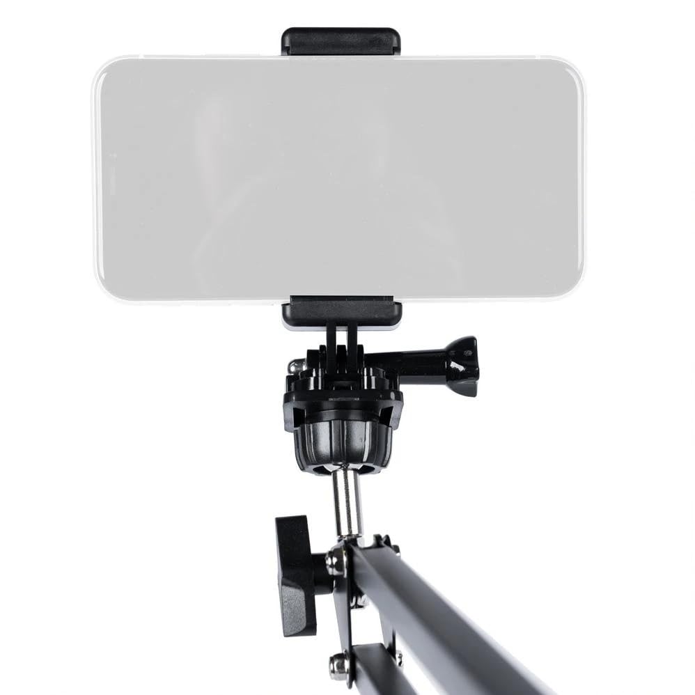 Phone Video Stand,Overhead Camera Mount Compatible with iPhone Samsung Live Streaming,Baking,Craft,Videos,Online Lessons - Medaid International