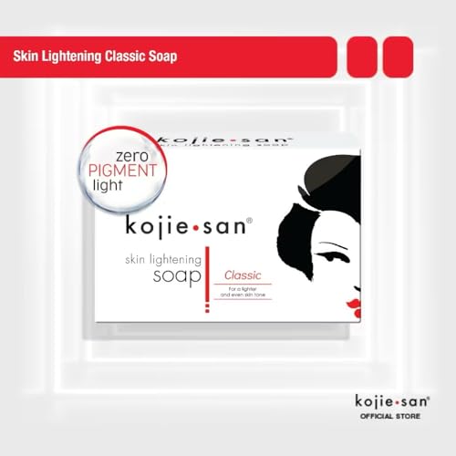 Kojie San Original Kojic Acid Soap for Face and Body – Dark Spot Remover, Gentle Cleansing Bar with Coconut Oil, Tea Tree Oil, and Glycerin – Helps Improve Skin Appearance – 65g x 3 Bars - Medaid International