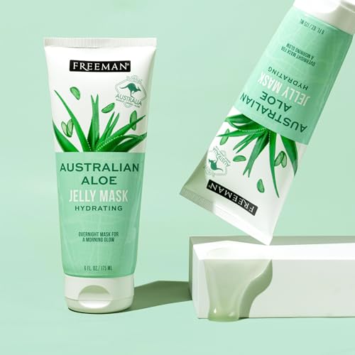 Freeman Exotic Blends Facial Mask 4 Piece Set, Peel-Off & Jelly Masks, Cleansing, Pore-Clearing & Hydrating Facial Masks, For All Skin Types, Includes Silicone Mask Brush, Vegan & Cruelty-Free - Medaid International
