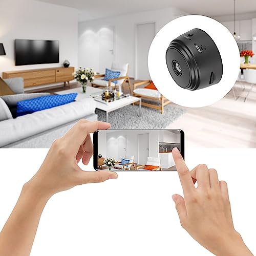 Mini - 1080P Indoor Security Camera with Night Vision & Wide Viewing Angle