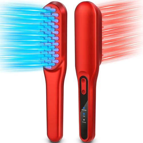 Laser Hair Growth Comb，Red Light Hair Growth Treatment for Men & Women（Red 1pcs ） - Medaid International