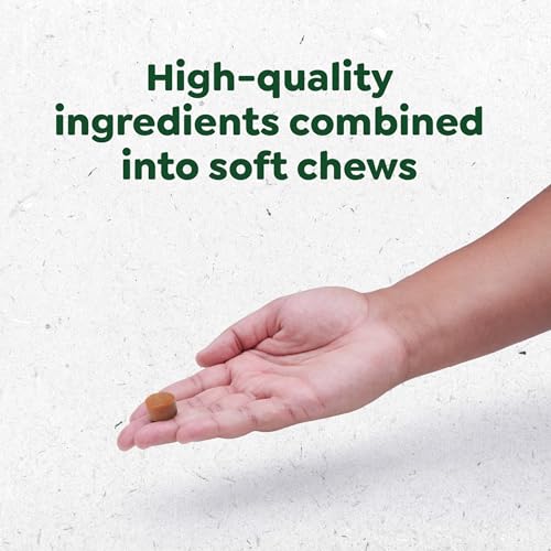 Greenies Supplements Hip and Joint Supplements for Dogs, with Chondroitin & Glucosamine for Dogs, Chicken Flavor, 16.2 oz. Container, 80 Count