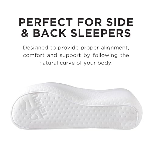 Tempur-Pedic TEMPUR-Ergo Neck Pillow, Medium Profile, White - Medaid International