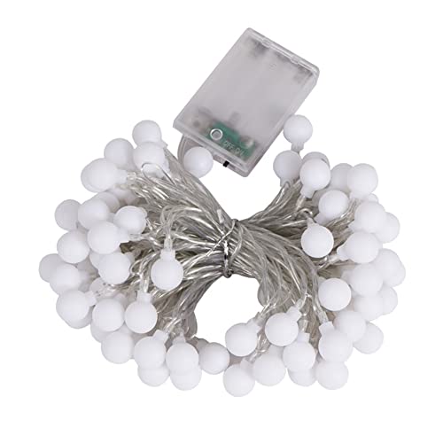 Eubuy - LED Outdoor String Lights, Battery Powered, 10M, 80 Lamps for Indoor/Outdoor Decor