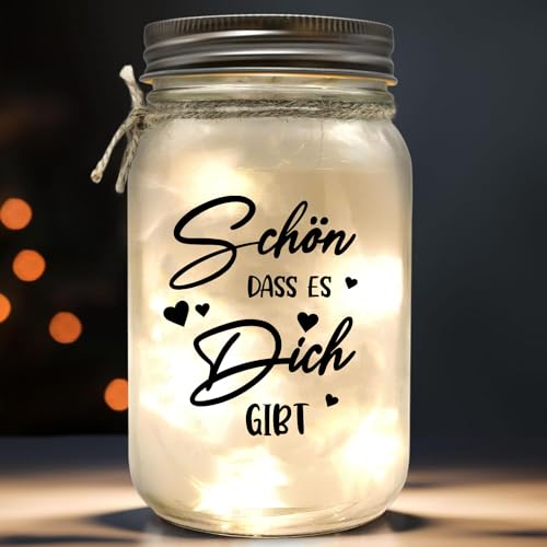 Charfia - LED Bottle Light Gift for Women with Heartfelt Saying, Perfect for Christmas & Birthdays